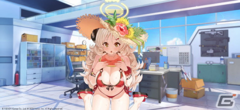 「ブルーアーカイブ」で生徒「ヒナ（水着）」「イオリ（水着）」の限定ピックアップ募集を開始の画像2