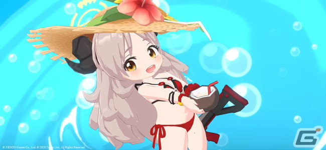 ブルーアーカイブ 水着イオリ ブルアカ - やましろのイラスト