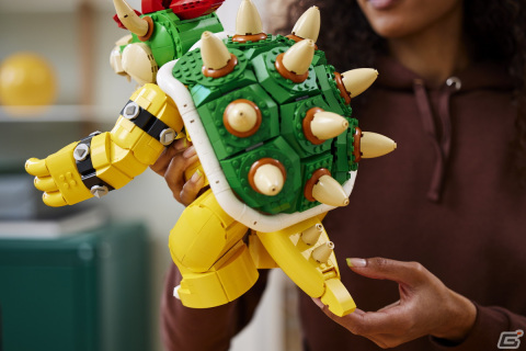 約3,000個のピースで再現された「レゴ スーパーマリオ 大魔王クッパ」が10月1日に発売！炎の球の発射機能などを搭載の画像4
