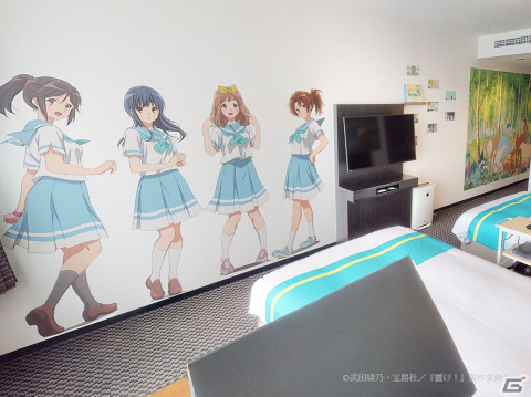 「響け！ユーフォニアム」×京都タワーホテルのコラボルーム「響け！リズと青い鳥ルーム」が9月12日より1日1室限定で登場の画像2