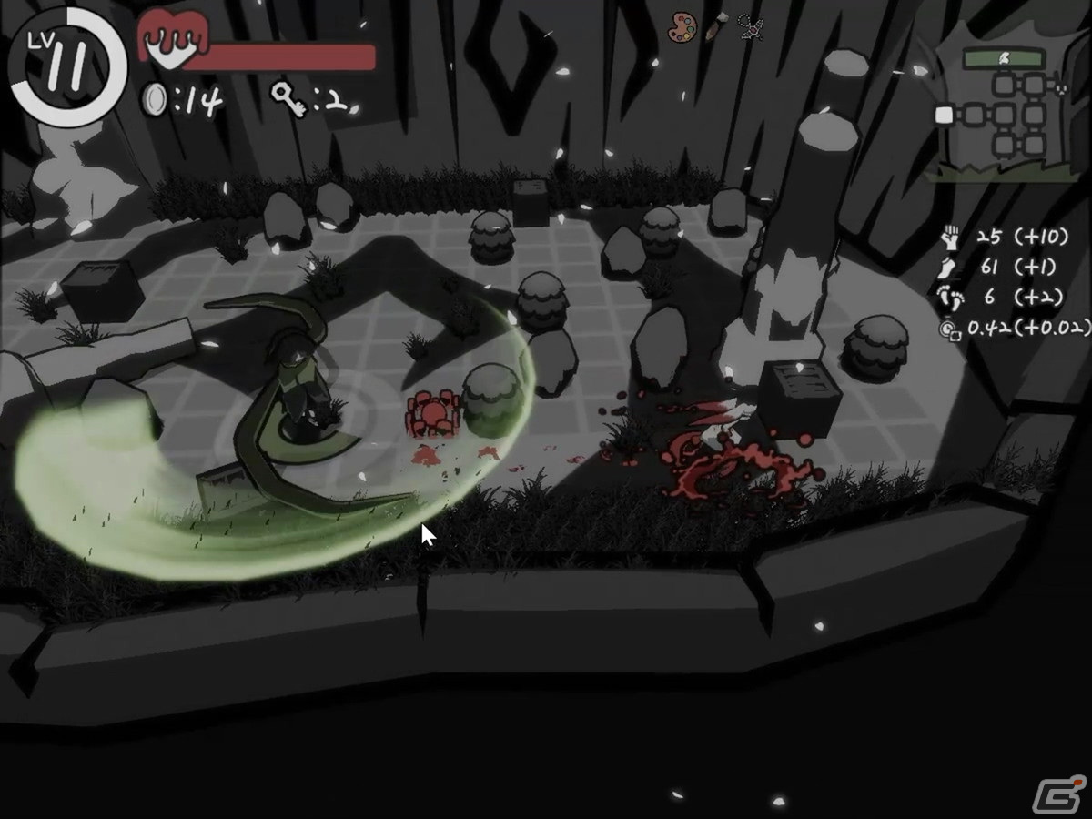 絵具でダンジョンを塗り替えて戦うローグライクACT「Wetory」のデモ版がSteamにて配信開始！TGS2022にもデモ版を出展の画像5
