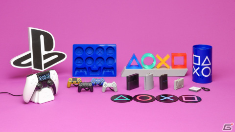 PlayStationオフィシャルライセンスグッズが東京ゲームショウ2022で先行展示―ロゴライト・製氷皿・目覚まし時計などがラインナップの画像1