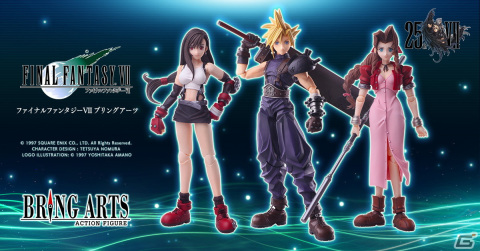 エアリスとティファがアクションフィギュア BRING ARTSシリーズに登場！オリジナル版を再現したデザインにの画像1