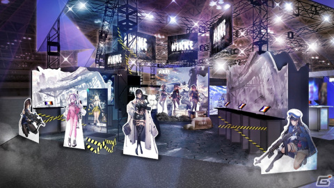 「勝利の女神：NIKKE」東京ゲームショウ2022の出展ブースにコスプレイヤーの篠崎こころさんと伊織もえさんが来場―事前登録は100万人を突破の画像1