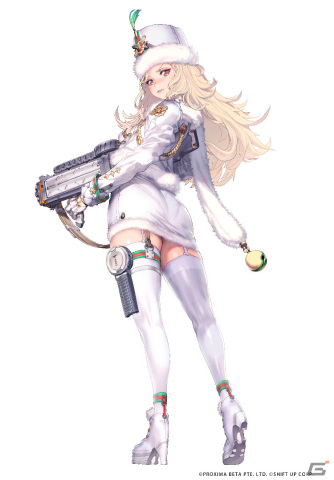 「勝利の女神：NIKKE」東京ゲームショウ2022の出展ブースにコスプレイヤーの篠崎こころさんと伊織もえさんが来場―事前登録は100万人を突破の画像3