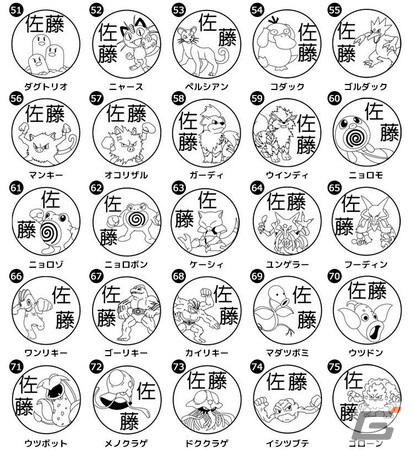 ポケモンのはんこ「Pokemon PON ネームスタンプ」の販売が開始！布やプラ製品に押せて洗濯や水洗いも可能の画像7