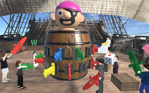 「メタバース 黒ひげ危機一発」がオープン！東京ゲームショウ2022のclusterブースにも出展