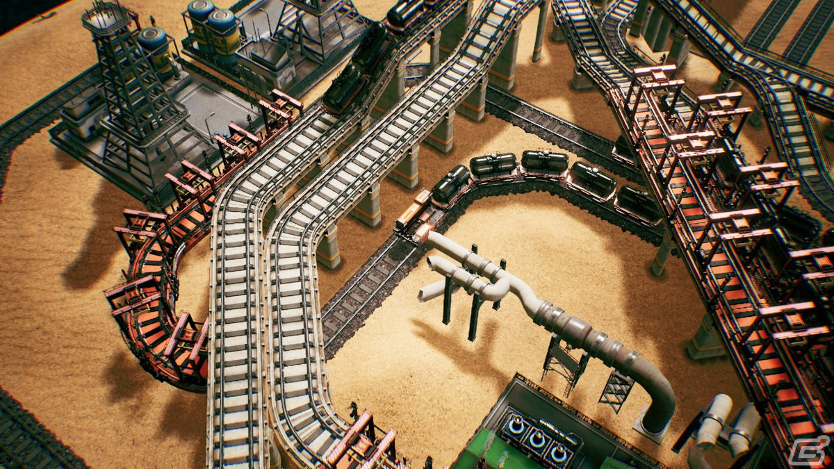 地球外で鉄道を管理し産業を発展させる経営シミュレーション「RAILGRADE」の予約受付が開始！9月29日よりSwitch/PCにて配信開始の画像2