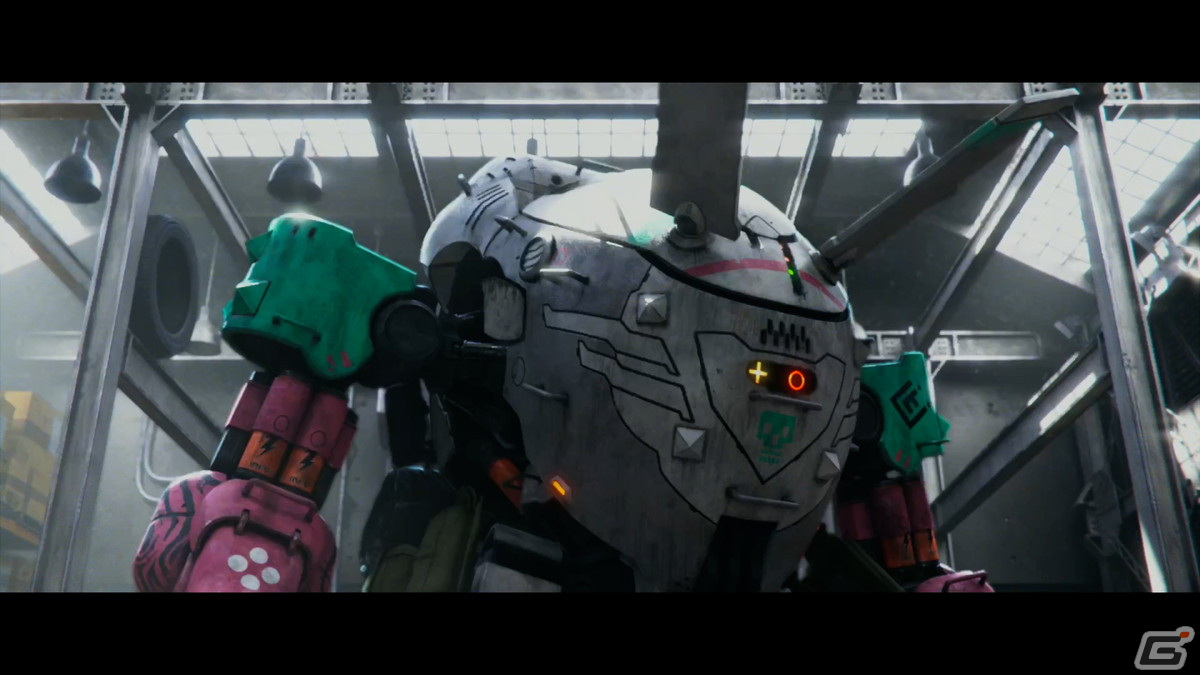 SYNDUALITY」neco氏原案のキャラクターや形部一平氏デザインのメカ