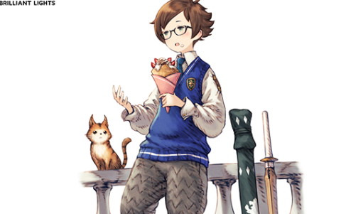 「ブレイブリーデフォルト ブリリアントライツ」ユウの新衣装「学生服」が登場！イベント「錬金ゼミ生の探索」も開催