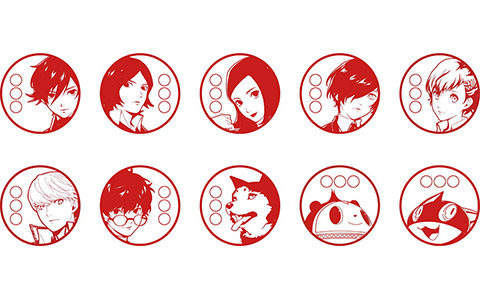 シヤチハタから「ペルソナ25周年ネーム9」「ペルソナ25周年ゴム印6個セット」の予約販売が開始