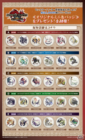「モンスターハンターライズ：サンブレイク」グッズイベント「観測拠点エルガド公認マーケット」が10月8日より開催！の画像4