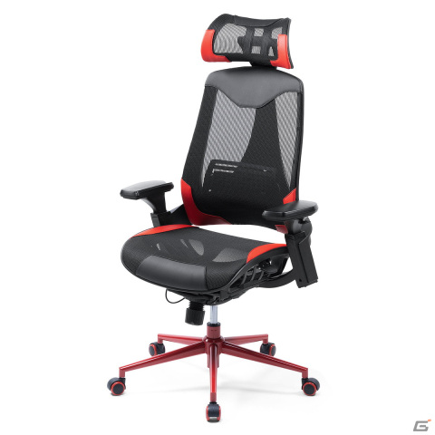 サンワサプライから長時間快適なオールメッシュのゲーミングチェアが発売！カラーは黒と赤の2種類の画像2
