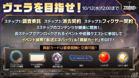 「タワーオブファンタジー」新SSRアバター「コバルト」が10月6日に参戦！イベント「ヴェラを目指せ！」も開催の画像2