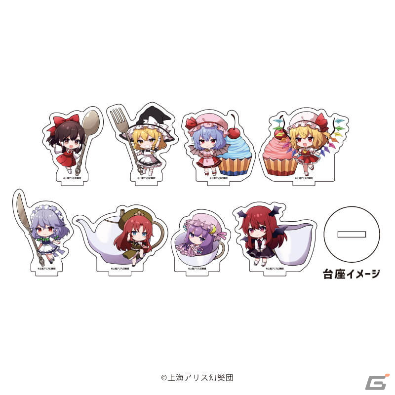 「東方紅魔郷」のコラボカフェが東京・池袋の「GraffArt CAFE」にて開催！描き起こしのフォトきゃらを使用した新作グッズも登場の画像5