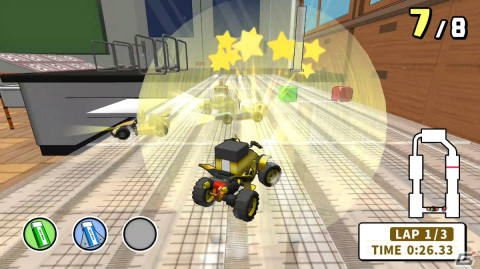 Switch「消しゴムくんレースGP」が配信！文房具で作られたコースを最大6人で駆け抜けるレースゲームの画像6