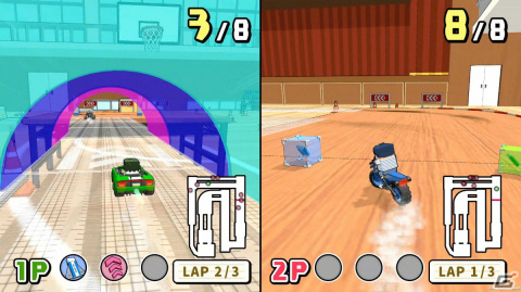 Switch「消しゴムくんレースGP」が配信！文房具で作られたコースを最大6人で駆け抜けるレースゲームの画像7