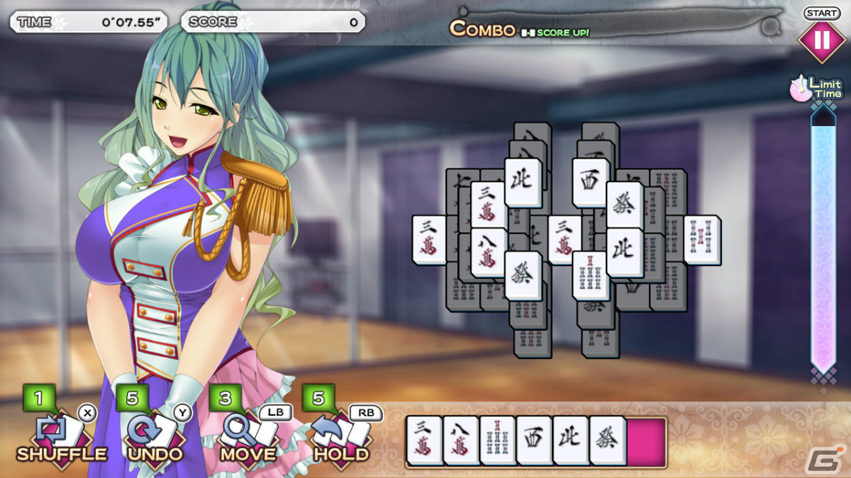 麻雀マッチパズル「Pretty Girls Tile Match」がSteamで配信！全120ステージに挑戦してPretty Girlsたちの衣装を手に入れようの画像4