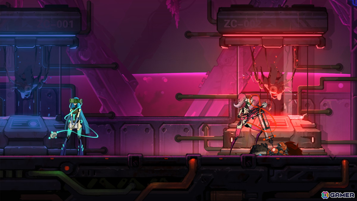 オートマタの中の“ウィルス”として戦う2Dアクションローグライク「湮滅ライン」が発表！Steamにて予約開始の画像12