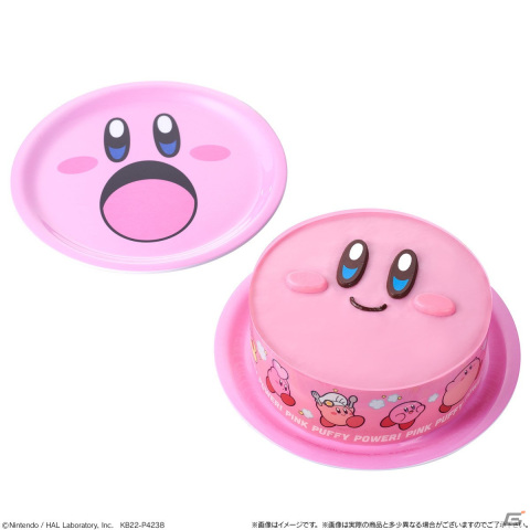 「星のカービィ」生誕30周年を記念した「アニバーサリーケーキ」が登場！カービィのフェイスデザインのお皿も付属の画像5