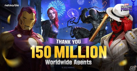「マーベル・フューチャーファイト」登録者数1億5000万人を突破！Tier-3ヒーローがもらえるイベントを開催の画像1