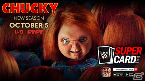 「WWE SuperCard」で殺人ドール「チャッキー」とのコラボが開催中！ホラーが苦手な人でも楽しめる新機能も登場の画像1