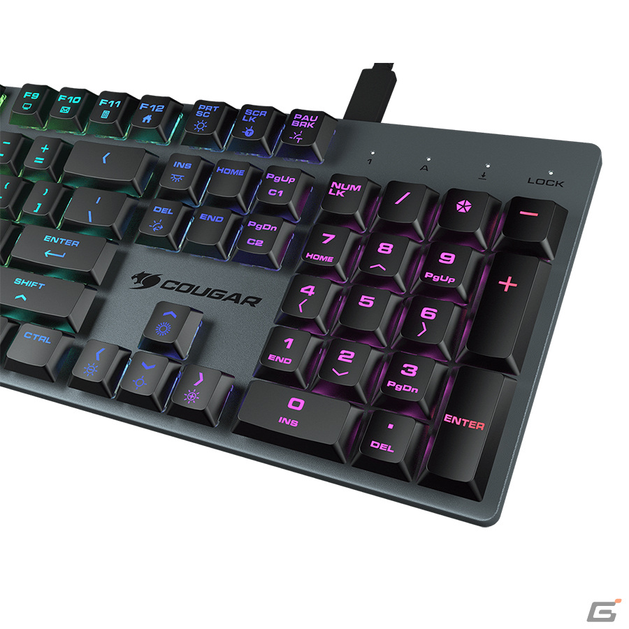 マイルストーン、オプティカルスイッチ採用薄型ゲーミングキーボード「COUGAR LUXLIM」を10月12日に発売の画像4