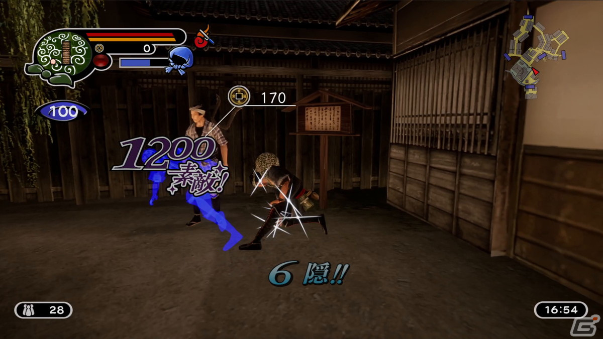 ステルス泥棒ACT「神業 盗来 -KAMIWAZA TOURAI-」ジャストステルスや風呂敷アクションなどのゲームシステムや登場キャラクターを紹介！の画像15