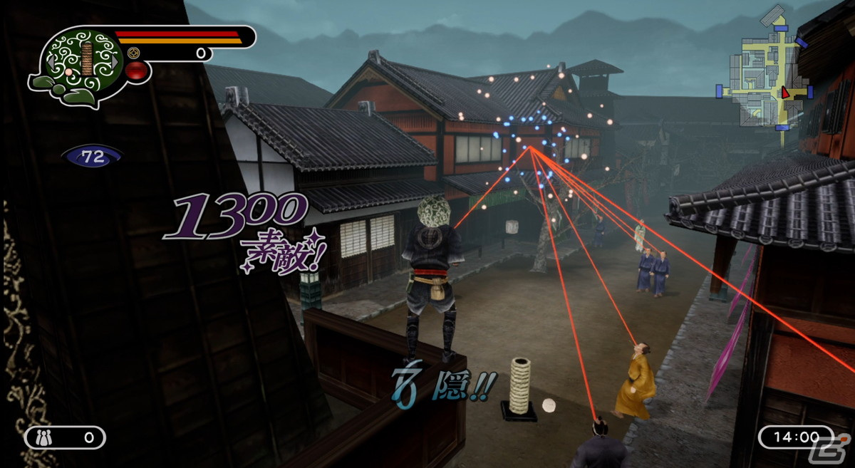 ステルス泥棒ACT「神業 盗来 -KAMIWAZA TOURAI-」ジャストステルスや風呂敷アクションなどのゲームシステムや登場キャラクターを紹介！の画像18