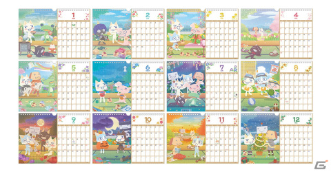 「どこでもいっしょ」2023年カレンダーの予約受付がスタート！トロやクロ、ソラのビジュアルページも収録の画像2