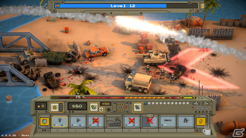 ピクセルを破壊せよ！ドット絵で戦争を描いた綱引き戦略ゲーム「Warpips」のコンソール版が配信開始の画像2