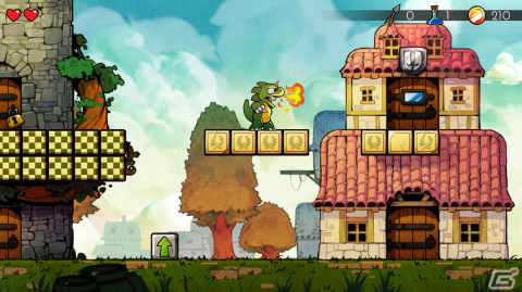 PS5版「WonderBoy：ドラゴンの罠」が発売！トカゲ人間に変えられてしまった主人公によるノンストップACTの画像2