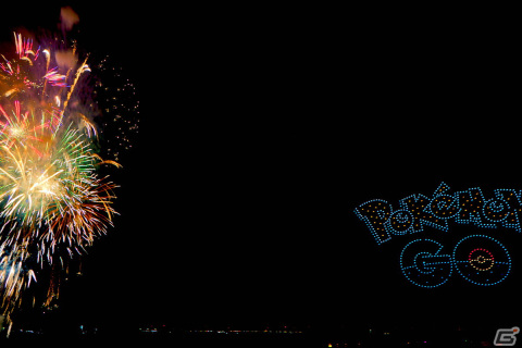 10月15日開催の「第35回やつしろ全国花火競技大会」にて「Pokémon GO」6周年を記念したスペシャルドローンショーが実施！の画像2