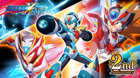 「ロックマンX DiVE」の2周年アニバーサリーイベント＆キャンペーンが開始！水野佳祐氏による特別デザイン壁紙の配布もの画像1