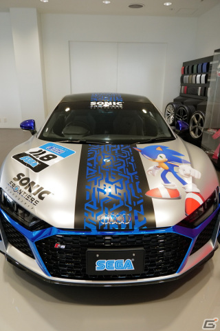 ソニックのデザインが施されたアウディのスーパーカーが登場！担当者にコラボの経緯などを聞いてきたの画像2