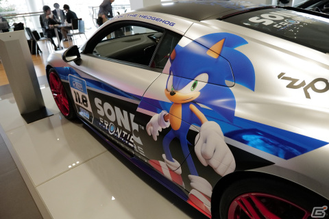 ソニックのデザインが施されたアウディのスーパーカーが登場！担当者にコラボの経緯などを聞いてきたの画像4
