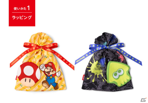 「スーパーマリオ」と「スプラトゥーン3」のラッピング×エコバッグが11月18日に発売！プレゼントとしてもエコバッグとしても活躍の画像7
