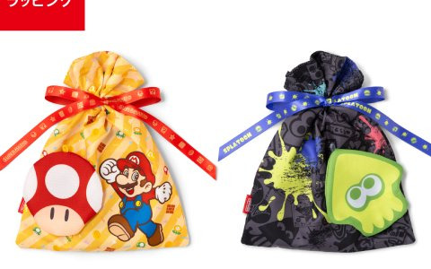 「スーパーマリオ」と「スプラトゥーン3」のラッピング×エコバッグが11月18日に発売！プレゼントとしてもエコバッグとしても活躍