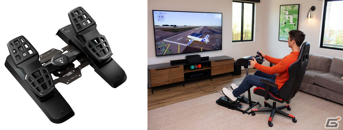 Turtle Beachよりフライトシミュレーション用のラダーペダル「VelocityOneラダーペダル」が販売の画像5