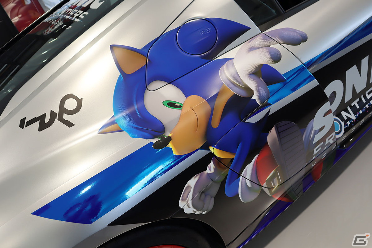 「ソニックフロンティア」でラッピングされた世界で1つだけのアウディが公開！現物1台限定で販売予定の画像4
