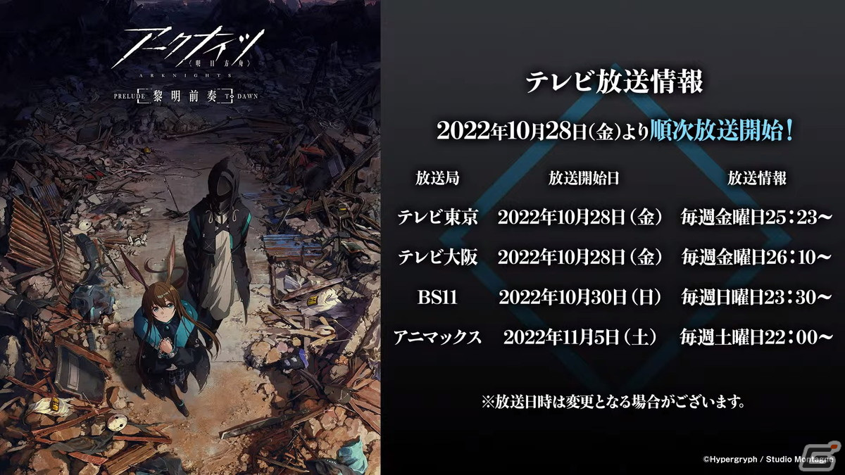 「アークナイツ」初のリアルイベントが開催決定！アニメのBlu-ray BOX情報なども発表された公式生放送まとめの画像54