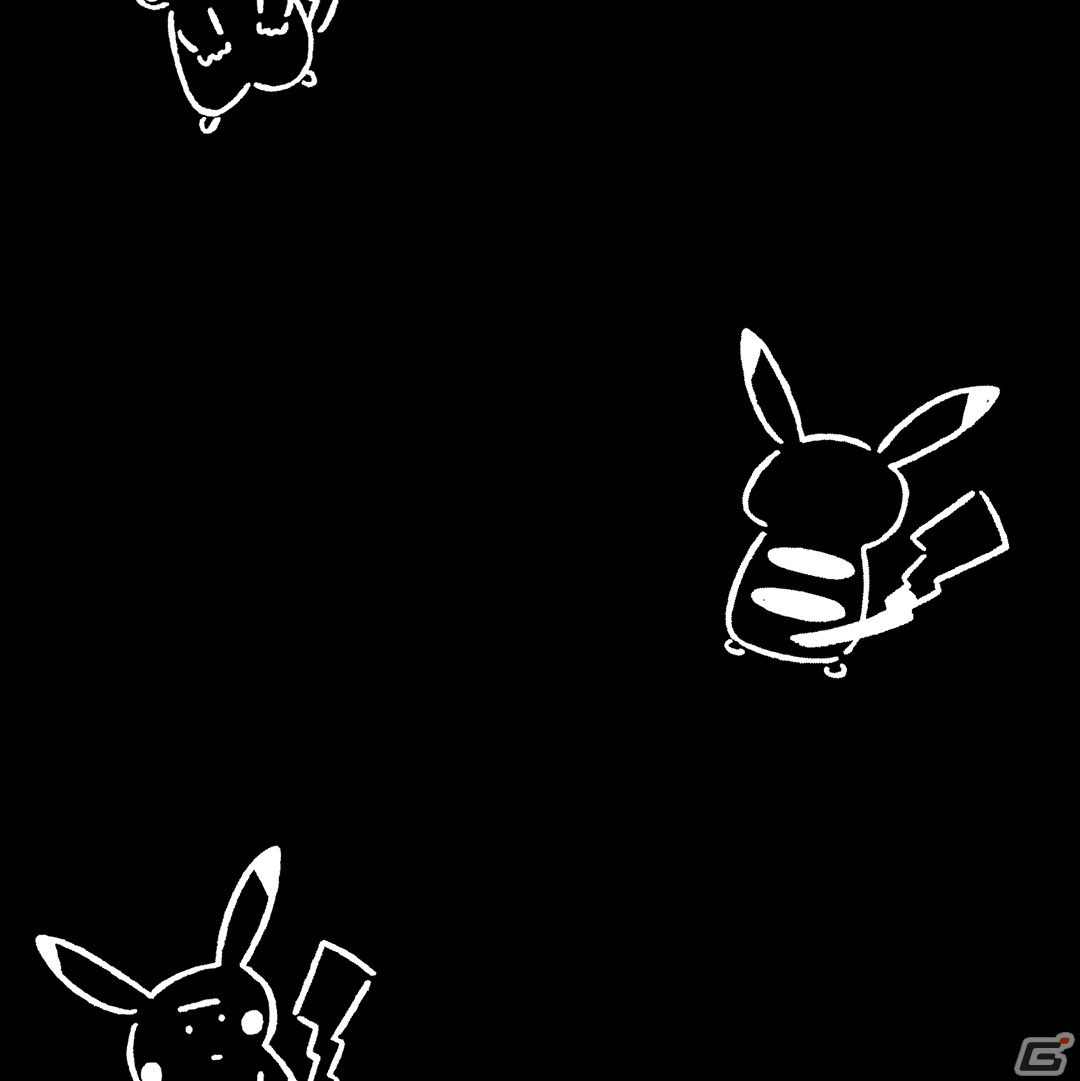 「ポケモンシャツ」にアーティスト長場雄氏とコラボレーションした柄・刺繍が登場―やわらかくカジュアルなタッチのピカチュウ柄の画像3