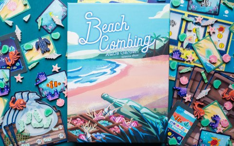 ボードゲーム「Aqua Garden」の大型拡張セット「Beach Combing」のクラウドファンディングが開催中！開始6日で2,292万円を調達