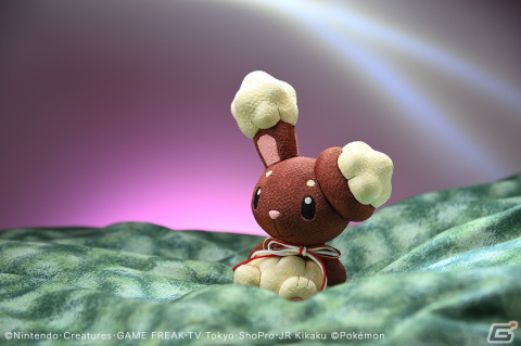 「ポケットモンスター」のミミロルが江戸木目込人形に！280年受け継がれてきた伝統技法でモコモコとした体毛のボリューム感を表現の画像1