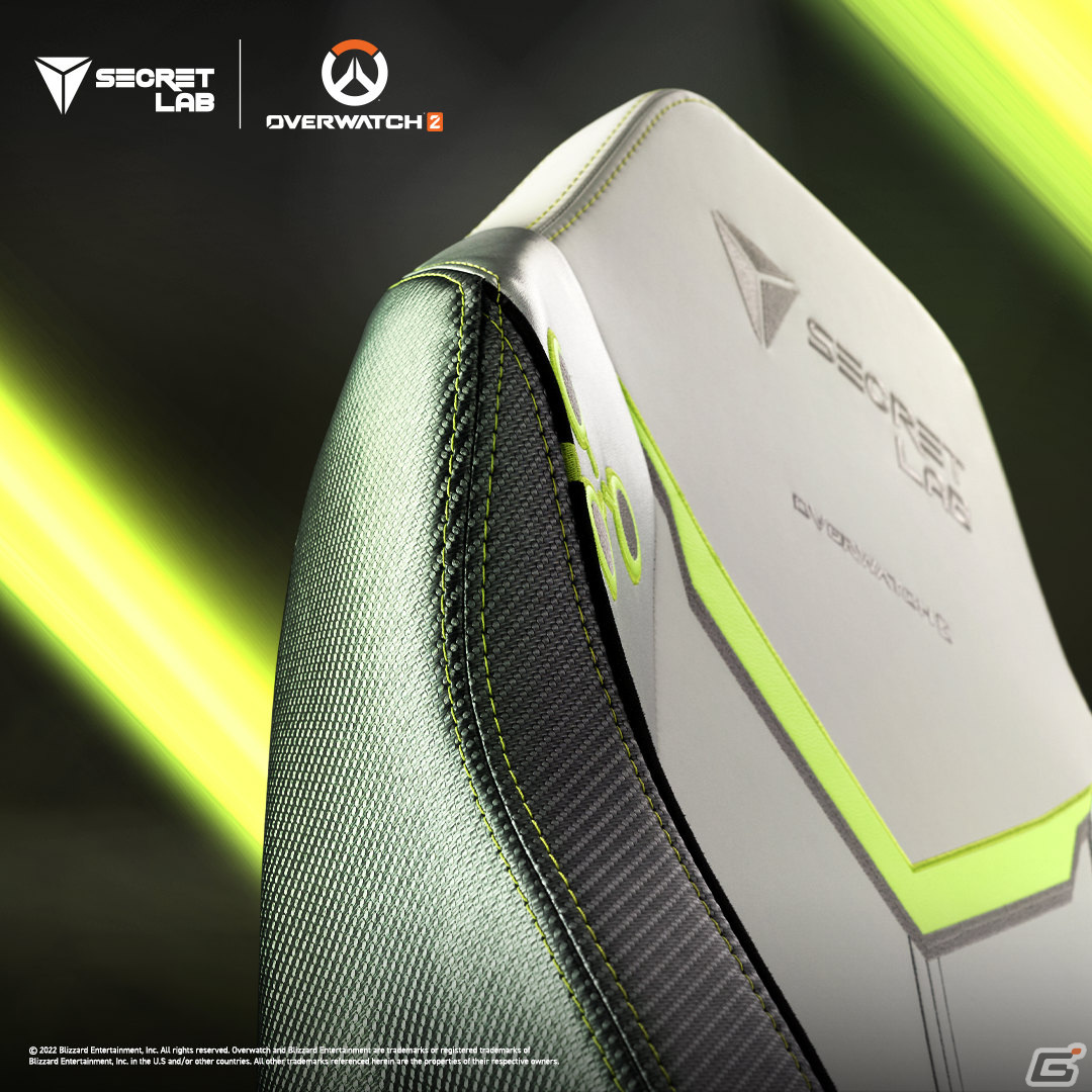 「オーバーウォッチ 2」トレーサーとゲンジをイメージしたゲーミングチェアがSecretlabより発売！の画像5