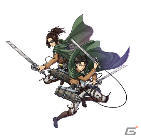 「ユニゾンリーグ」でTVアニメ「進撃の巨人」コラボが開催！リヴァイ＆ハンジなどの新キャラが登場するコラボガチャが毎日10連無料にの画像3