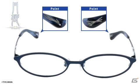 「月姫 -A piece of blue glass moon-」遠野志貴とシエルをモデルにしたコラボ眼鏡が10月29日より販売！の画像7