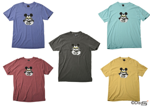 「ASOBI GRAPHT」よりミッキーマウスとGRAPHTロゴが入ったTシャツとパーカーが発売！経年変化を楽しめる特殊なインクを使用の画像3