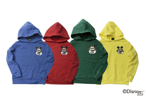 「ASOBI GRAPHT」よりミッキーマウスとGRAPHTロゴが入ったTシャツとパーカーが発売！経年変化を楽しめる特殊なインクを使用の画像4