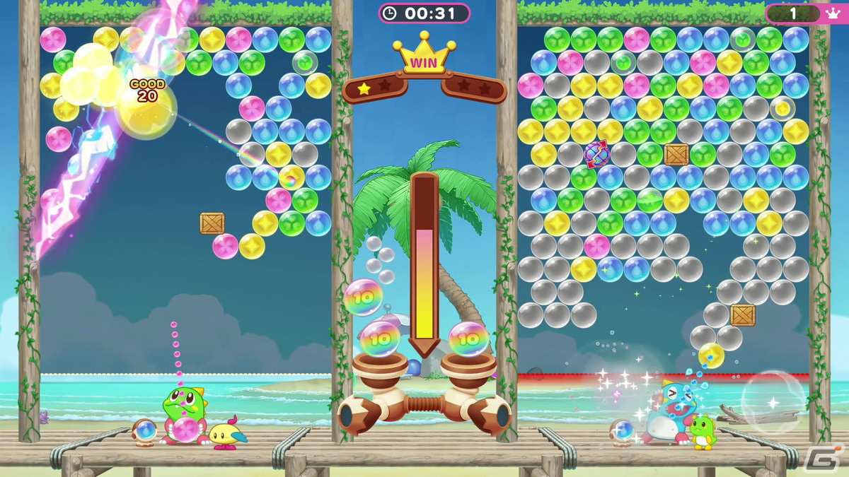 「パズルボブル エブリバブル!」のキービジュアルが公開！シリーズ初となる2vs2の協力対戦プレイ動画もの画像3